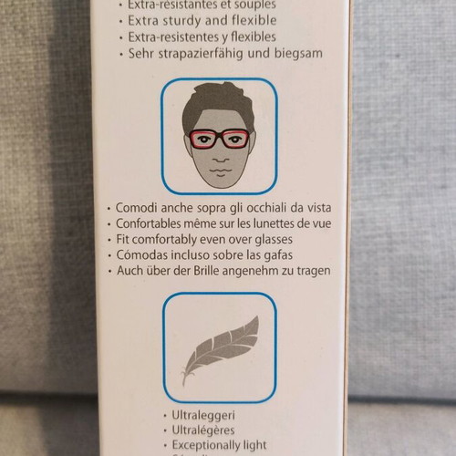 3D View Flexi Meliconi glasses new, pack of three pairs