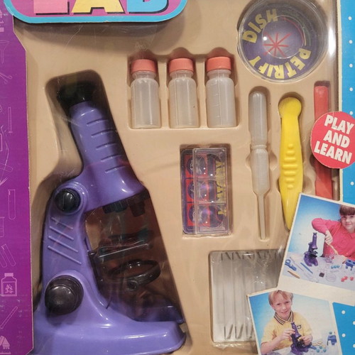 My Own Lab Play and Learn Microscope vintage new