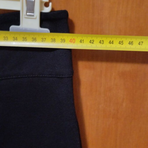Black mini skirt used, size M, office style