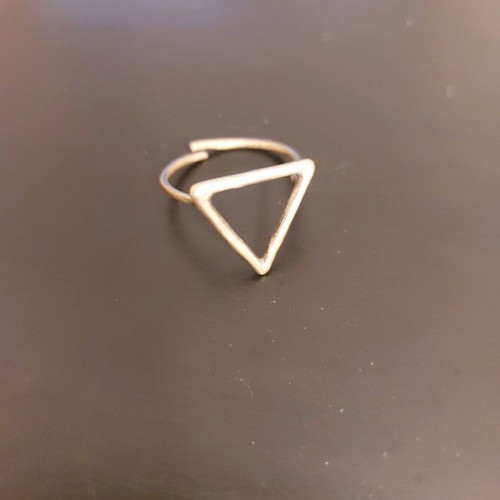 Triangle ring used, handmade