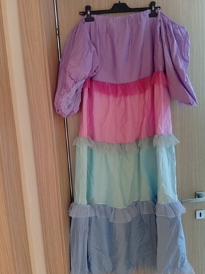 Timiami dress one size new, colorful cotton blend