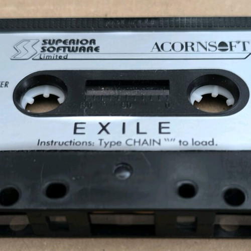 Exile BBC Micro Cassette like new