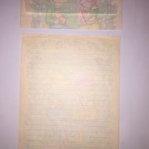 Letter writing set used