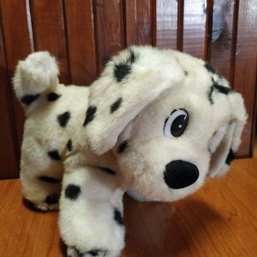 Plush dogs used, set of 3, approximately 30 cm