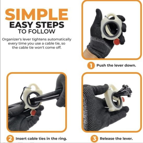 Tayraps organizer pack of 3, new