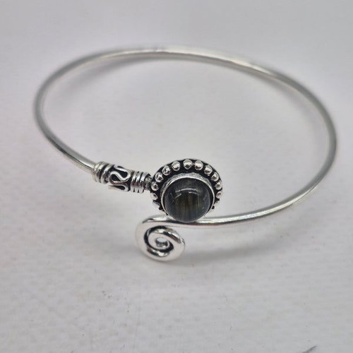Labradorite Crystal Bracelet silver plated new