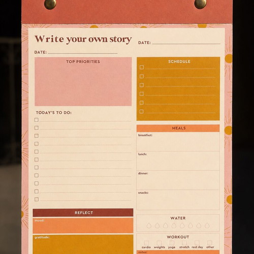 Sentio Notebook 100 pages new, daily planner