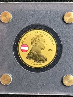 3000 Francs CFA Maria Theresia Gold .999 new