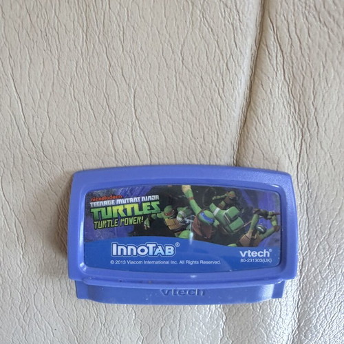 VTech InnoTab 2 educational kids tablet used with Teenage Mutant Ninja Turtles game