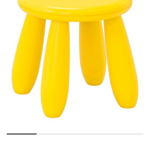 Children's table with two stools like new