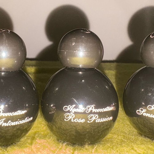 Agent Provocateur empty bottles used, all together