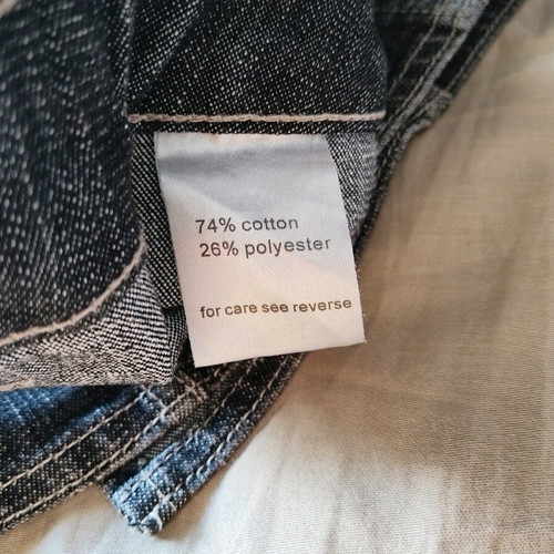 Jean skirt Artisti Italiani used, grey, almost unworn