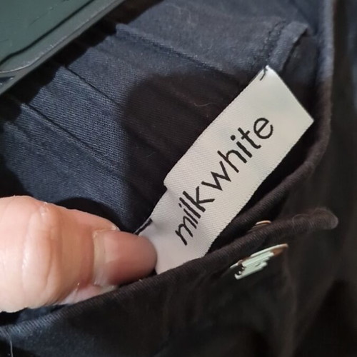Milkwhite Black Pants Small Like New, 100% Cotton, High Waist