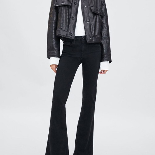 Zara sequin jacket new, black, XS