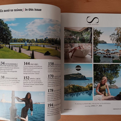 Fly magazine Spring 2026 issue, Sky express