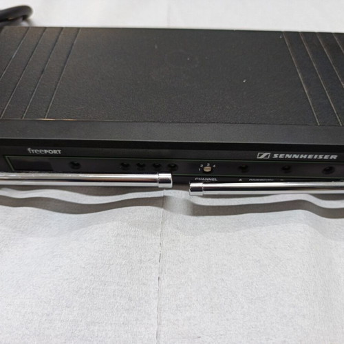 Sennheiser Freeport wireless microphone used