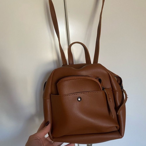 Women's bag like new, brown, crossbody and backpack style