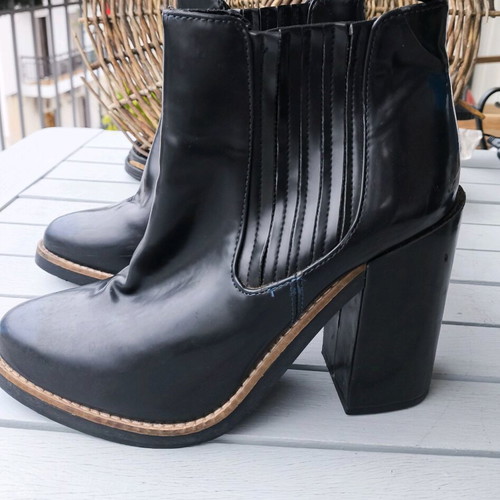 Pull & Bear ankle boots blue black size 39 like new