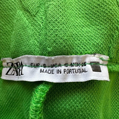Zara women's knitted skirt green like new, small
