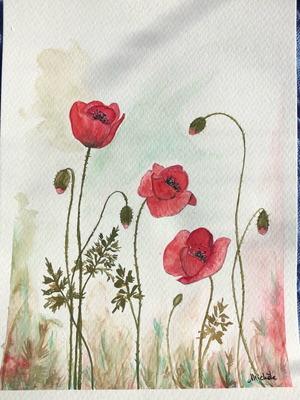 Poppies watercolor new