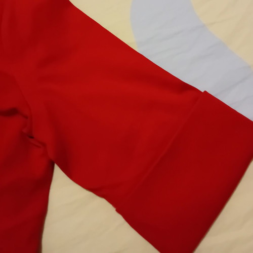 Lauren Ralph Lauren women's red 3/4 sleeve blouse, small