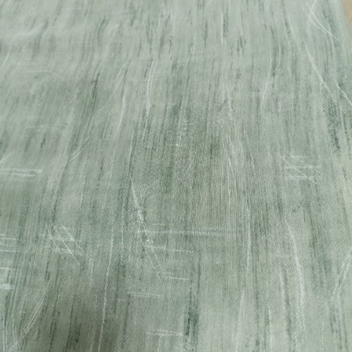 Curtain green chagali cotton gauze with 10% polyester new
