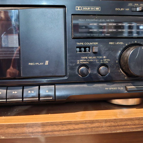 Teac W-485C double cassette deck used