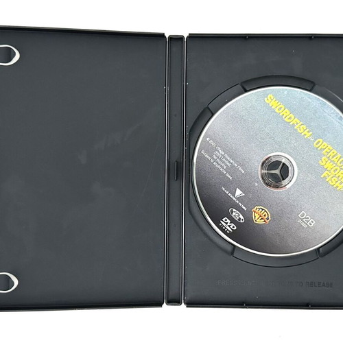 Swordfish DVD used with Greek subtitles, sci-fi action