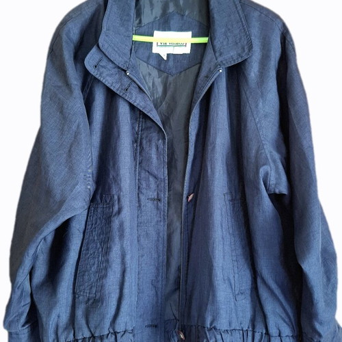 Via Veneto Harrington Jacket vintage 90s blue, like new