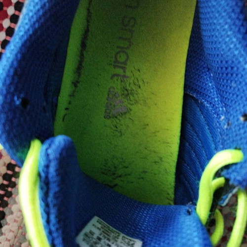 Adidas athletic shoes used, size 44, blue