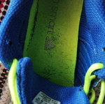 Adidas athletic shoes used, size 44, blue