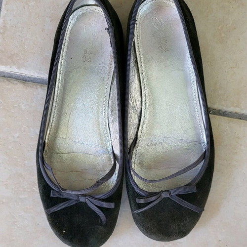 Zara vintage ballet flats used, black, size 38