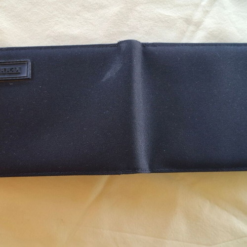 Gianfranco Ferre men's wallet, black, fabric and leather
