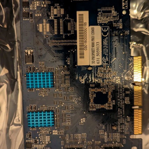 Hercules 3D Prophet 9000 Pro AGP 128MB used graphics card