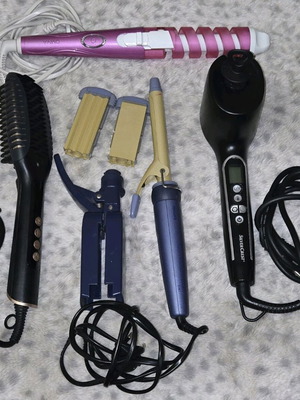 Σετ μεταχειρισμένων συσκευών styling μαλλιών, λειτουργικά