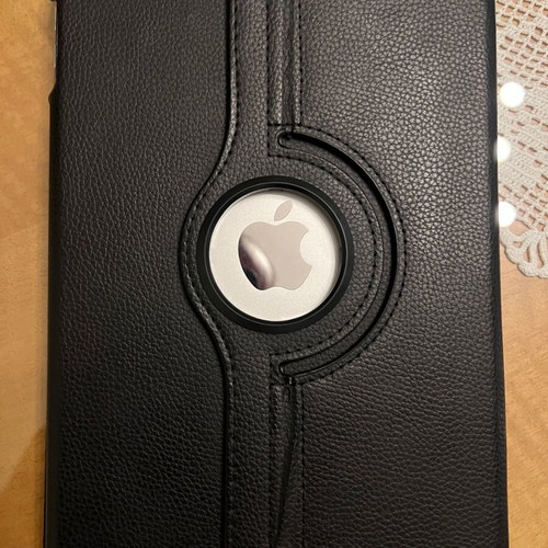 iPad 5th Generation 2017 with Retina display, 32GB, leather case