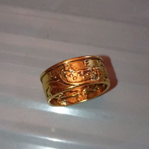 Liberty 1945 Ring New Gold Plated Vintage Style