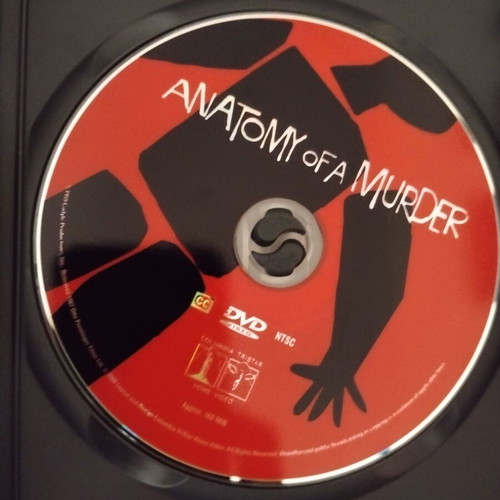 Anatomy Of A Murder DVD used, NTSC