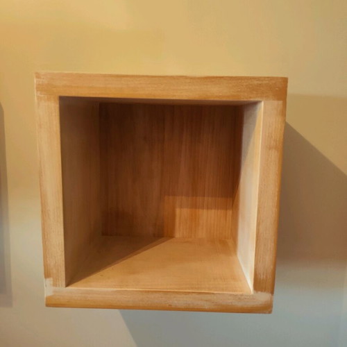 Wall unit with solid wood 4cm thick, like new