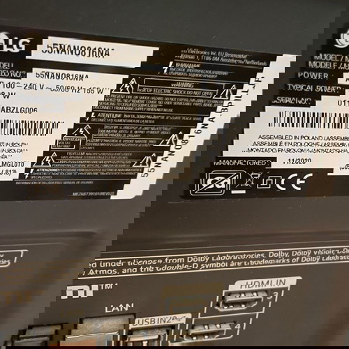 LG NanoCell 55NANO816NA 55" Смарт 4K телевизор
