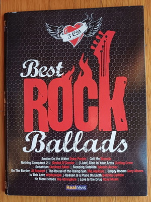 Cd Best Rock Ballads like new, 2 CDs in paper case