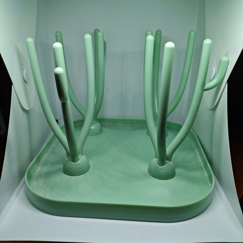 Bottle drying stand tree type like new, green