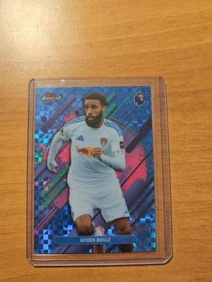 Jayden Bogle Topps Finest 2026 Rare Blue Checkboard Numbered /49