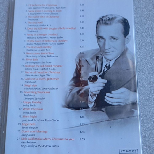Bing Crosby White Christmas CD like new, collectible Christmas edition
