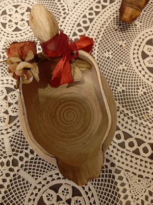 Handmade ceramic tableware like new
