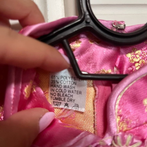 Pink dress for 8-year-old girls from Paris like new
