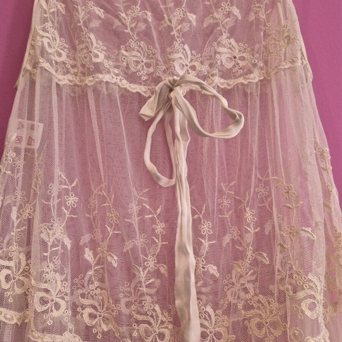 Lingerie negligee vintage beige, new, Nota Lingerie, size M