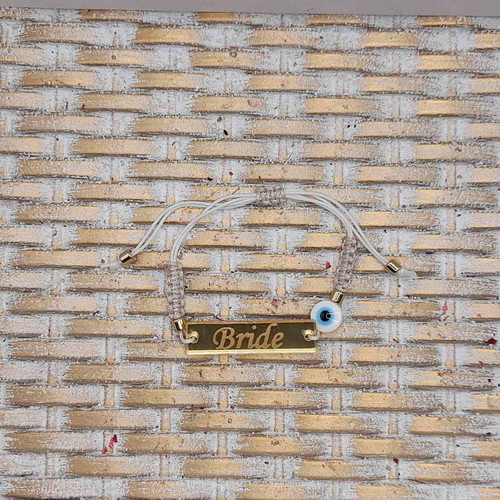 Bride and Team Bride bracelets new handmade with evil eye