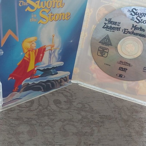 Walt Disney The Sword in the Stone DVD used with Greek subtitles