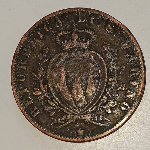 San Marino 5 Centesimi 1894 like new coin
